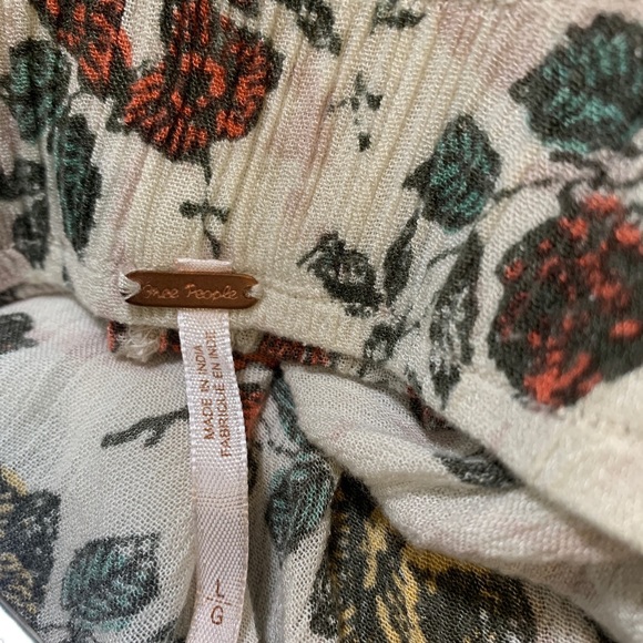 Free People L  Heram pants gauzy floral - Picture 5 of 5